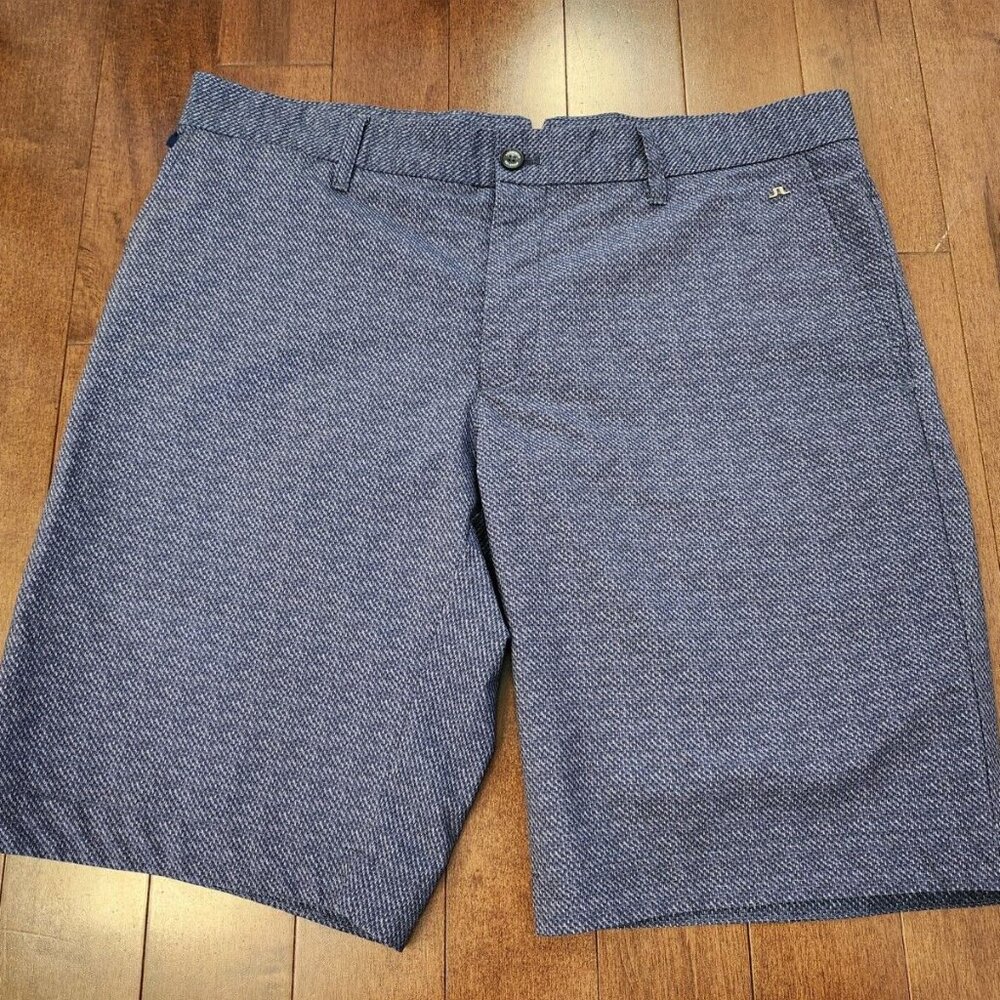 J. Lindeberg Sweeden - Men's Athletic Shorts - Blue/Grey